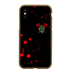 Чехол iPhone XS Max матовый Payton Moormeier: TikTok, цвет: 3D-коричневый