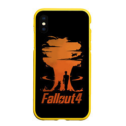 Чехол iPhone XS Max матовый Fallout 4