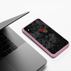 Чехол iPhone XS Max матовый Payton Moormeier, цвет: 3D-розовый — фото 2