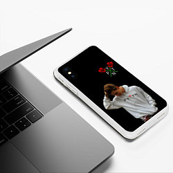 Чехол iPhone XS Max матовый ТИКТОКЕР - PAYTON MOORMEIE, цвет: 3D-белый — фото 2