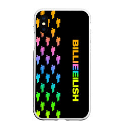 Чехол iPhone XS Max матовый BILLIE EILISH, цвет: 3D-белый