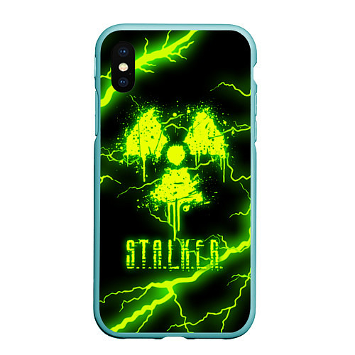 Чехол iPhone XS Max матовый STALKER 2 / 3D-Мятный – фото 1