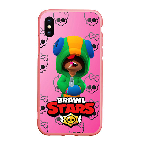 Чехол iPhone XS Max матовый Brawl stars / 3D-Баблгам – фото 1