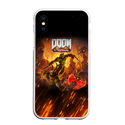 Чехол iPhone XS Max матовый DOOM