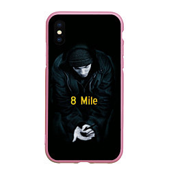 Чехол iPhone XS Max матовый EMINEM, цвет: 3D-розовый