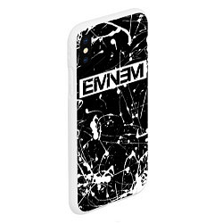 Чехол iPhone XS Max матовый Eminem, цвет: 3D-белый — фото 2