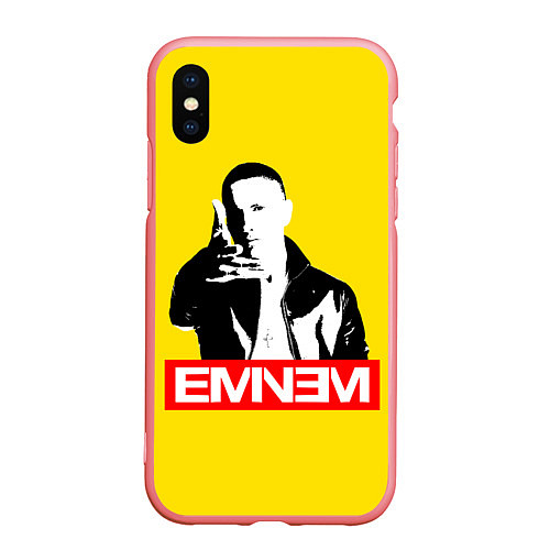 Чехол iPhone XS Max матовый Eminem / 3D-Баблгам – фото 1