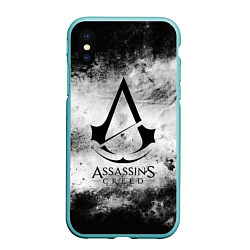 Чехол iPhone XS Max матовый Assassin’s Creed, цвет: 3D-мятный
