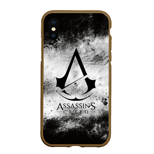 Чехол iPhone XS Max матовый Assassin’s Creed / 3D-Коричневый – фото 1