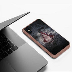 Чехол iPhone XS Max матовый Assassin’s Creed, цвет: 3D-коричневый — фото 2