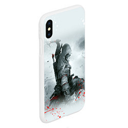 Чехол iPhone XS Max матовый ASSASSINS CREED, цвет: 3D-белый — фото 2