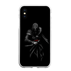 Чехол iPhone XS Max матовый Assassin’s Creed, цвет: 3D-белый