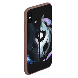 Чехол iPhone XS Max матовый League of Legends, цвет: 3D-коричневый — фото 2