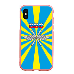 Чехол iPhone XS Max матовый Флаг ВВС, цвет: 3D-баблгам