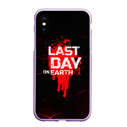 Чехол iPhone XS Max матовый LAST DAY ON EARTH