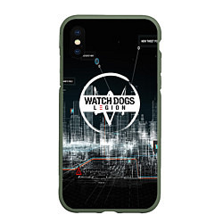 Чехол iPhone XS Max матовый WATCH DOGS:LEGION