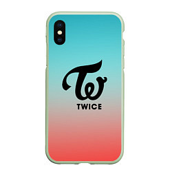 Чехол iPhone XS Max матовый TWICE