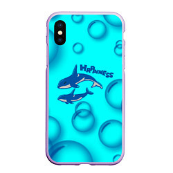 Чехол iPhone XS Max матовый Рыбки счастья