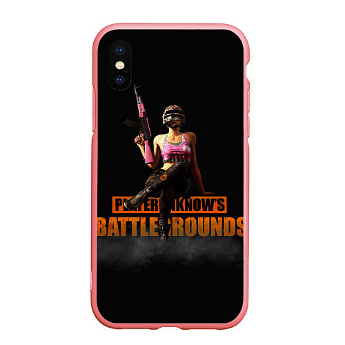 Чехол iPhone XS Max матовый Pubg / 3D-Баблгам – фото 1