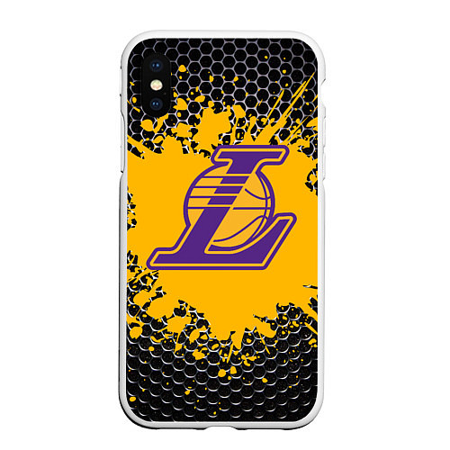 Чехол iPhone XS Max матовый Kobe Bryant / 3D-Белый – фото 1