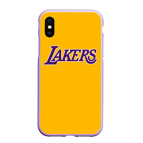 Чехол iPhone XS Max матовый Kobe Bryant / 3D-Сиреневый – фото 1