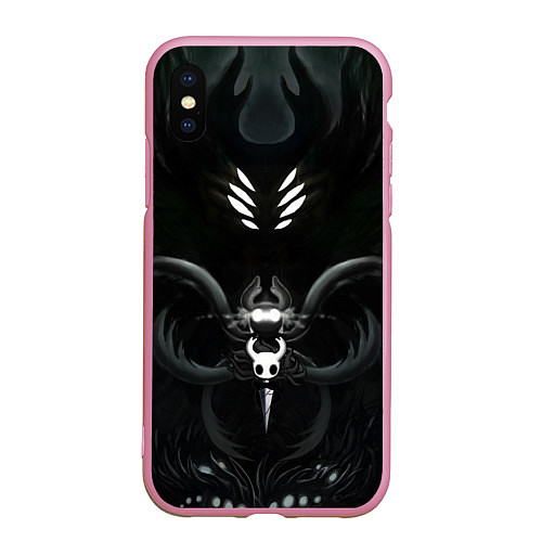 Чехол iPhone XS Max матовый Hollow Knight / 3D-Розовый – фото 1