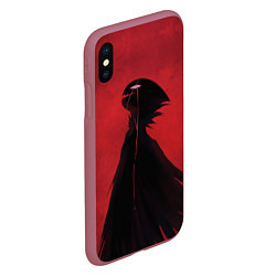 Чехол iPhone XS Max матовый Hollow Knight, цвет: 3D-малиновый — фото 2