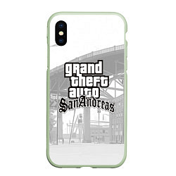 Чехол iPhone XS Max матовый GTA SanAndreas