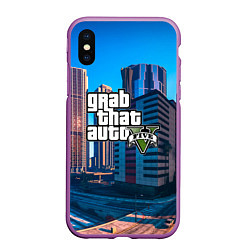 Чехол iPhone XS Max матовый GTA 5