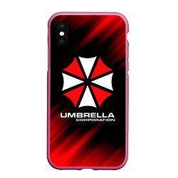 Чехол iPhone XS Max матовый Umbrella Corporation