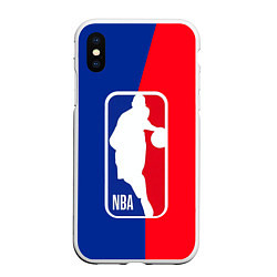 Чехол iPhone XS Max матовый NBA Kobe Bryant, цвет: 3D-белый