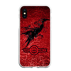 Чехол iPhone XS Max матовый Three Days Grace art