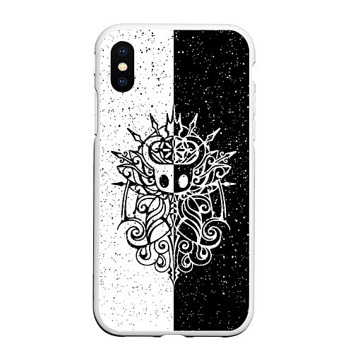 Чехол iPhone XS Max матовый Hollow Knight / 3D-Белый – фото 1