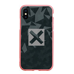 Чехол iPhone XS Max матовый Cross