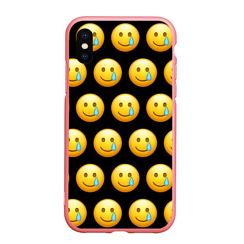 Чехол iPhone XS Max матовый New Emoji / 3D-Баблгам – фото 1