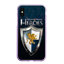 Чехол iPhone XS Max матовый Heroes of Might and Magic, цвет: 3D-сиреневый