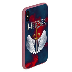 Чехол iPhone XS Max матовый Heroes of Might and Magic, цвет: 3D-малиновый — фото 2