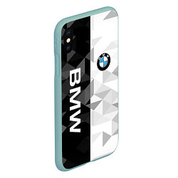 Чехол iPhone XS Max матовый BMW, цвет: 3D-мятный — фото 2