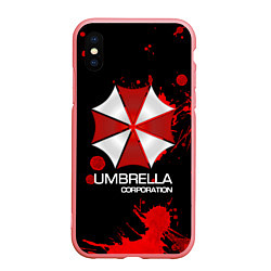 Чехол iPhone XS Max матовый UMBRELLA CORP, цвет: 3D-баблгам