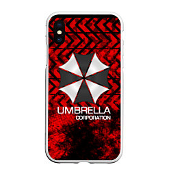 Чехол iPhone XS Max матовый UMBRELLA CORP