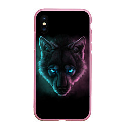 Чехол iPhone XS Max матовый Neon Style