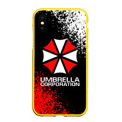 Чехол iPhone XS Max матовый UMBRELLA CORPORATION