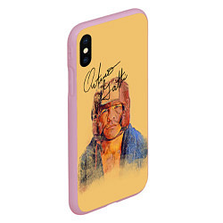 Чехол iPhone XS Max матовый Arturo Gatti, цвет: 3D-розовый — фото 2