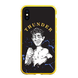 Чехол iPhone XS Max матовый Thunder
