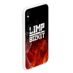 Чехол iPhone XS Max матовый LIMP BIZKIT, цвет: 3D-белый — фото 2