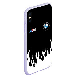 Чехол iPhone XS Max матовый BMW БМВ, цвет: 3D-светло-сиреневый — фото 2