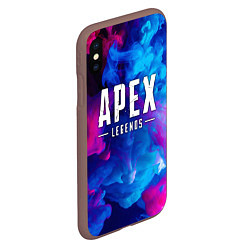 Чехол iPhone XS Max матовый APEX LEGENDS, цвет: 3D-коричневый — фото 2