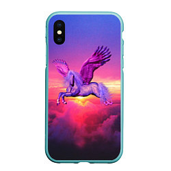 Чехол iPhone XS Max матовый Dusk Sky Horse