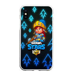 Чехол iPhone XS Max матовый Brawl Stars Dragon Knight Jessie