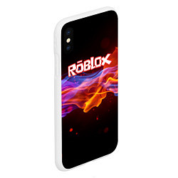 Чехол iPhone XS Max матовый ROBLOX, цвет: 3D-белый — фото 2